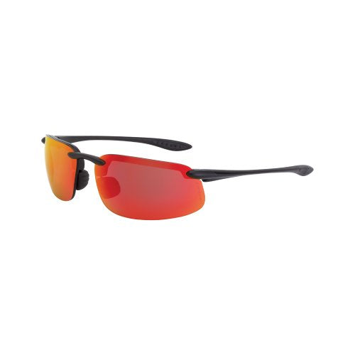Crossfire Safety Glasses - color: Red Mirror Lens