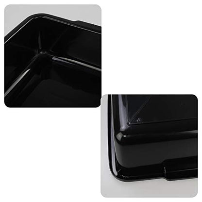 24 Liters Commercial Bus Tubs, Large Plastic Dish Bin Set of 4 - size: 24 L