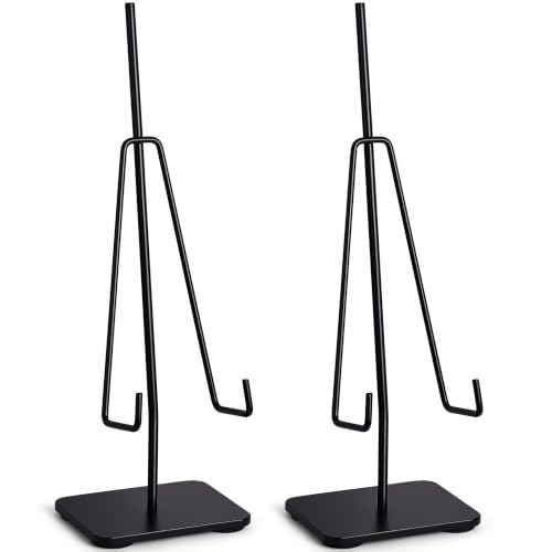 Airy Abode Tabletop Easels, Small Black Metal Display Stands, 2 Pack - size: Small