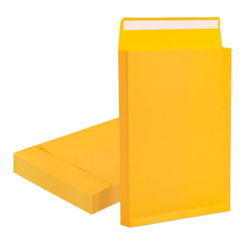 Goefun Manilla Envelopes 10x13, Heavyweight - color: Yellow, size: 10x13