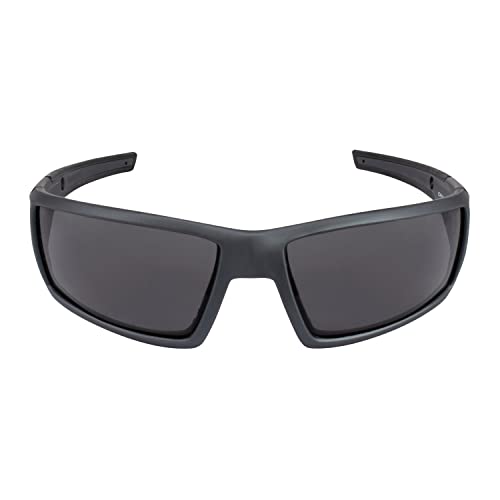 Crossfire Safety Glasses - color: Aluminum Gray / Smoke
