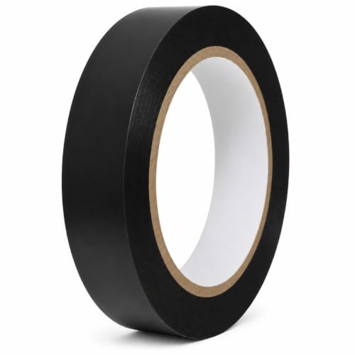 GGR Supplies CVT-536 Black Vinyl Floor Marking Tape, 1 x 36 Yards - color: Black, size: 1 in. x 36 yds.
