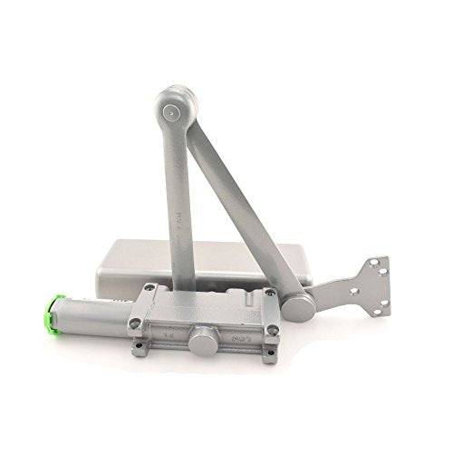 LCN 4111LH 689 Aluminum Extra Duty Arm Closer x Thru Bolts, Left Hand