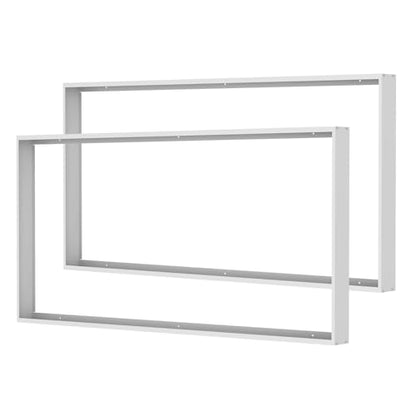 2x4FT Surface Mount Kit for LED Flat Panel Light, 3.15" Width, 2Pack - size: 2x4FT-2Pack