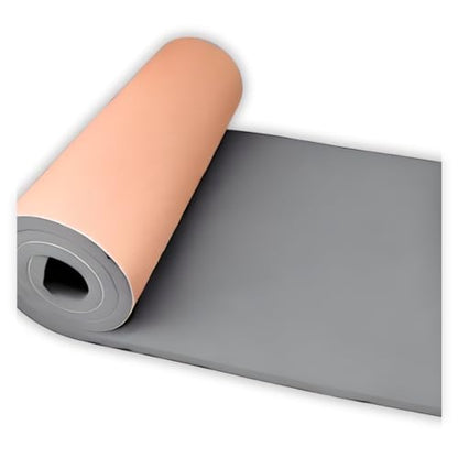 XCEL Marine Foam Roll with Self Adhesive - Gray, 54" x 12" x 1/4" Closed Cell Foam Rubber Water Resistant Padding Sheet - Home, Marine, Garage, Automotive, Crafts & Cosplay (Gray, 54" x 12" x 1/4") - color: Gray, size: 54" x 12" x 1/4"