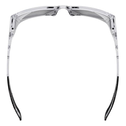 Ergodyne Skullerz SIXTEN Safety Glasses with Side Shields, Anti Fog + Anti Scratch, ANSI z87.1 with Protective Microfiber Bag - color: Clear Lens