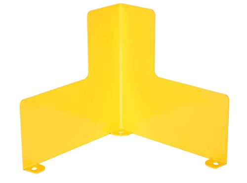 Vestil PCG-24 Steel Corner Guard 24 in. x 24 in. x 24 in. Yellow