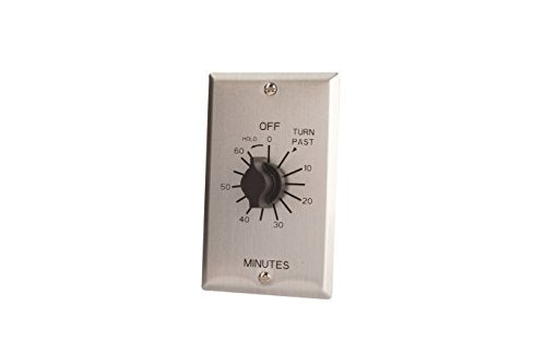 NSI C Series Spring Wound Auto Off in-Wall Time Switch with Hold, 60 Minute