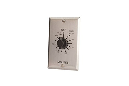 NSI C Series Spring Wound Auto Off in-Wall Time Switch with Hold, 60 Minute