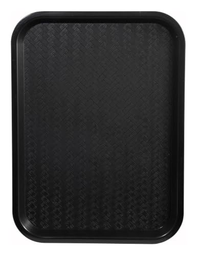 Winco Fast Food Tray, 14-Inch by 18-Inch, Black - color: Black, size: 14" x 18"
