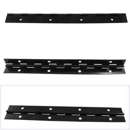 2Pcs 8 Inch Heavy Duty Piano Hinges, Black - size: 8 Inch