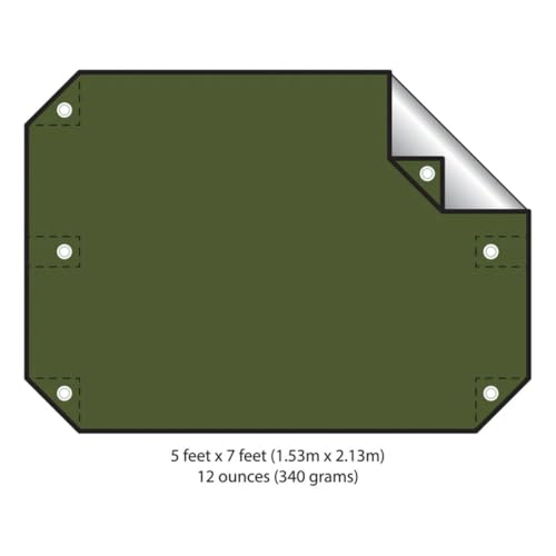 The Pathfinder School All Purpose Emergency Survival Blanket (OD Green) - color: Od Green
