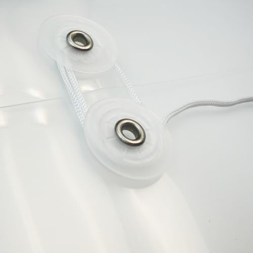 18 Packs Legal Size Plastic Envelopes, Clear, Transparent