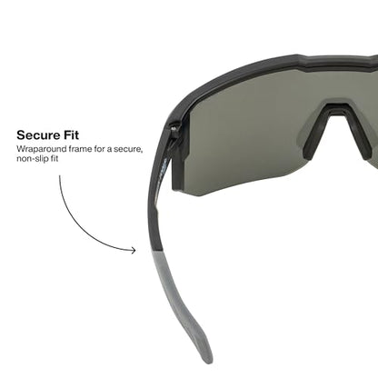 KLEIN TOOLS Blade Safety Glasses, ANSI Z87.1+, Anti-Fog/Scratch-Resistant,99.9% UV Protection, Class-1 Clarity Lens - color: Polarized Silver