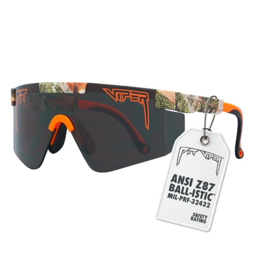 Pit Viper OG 2.0 Ballistic Shooting Glasses | MIL-SPEC Z87+ - color: Camo, size: Wide