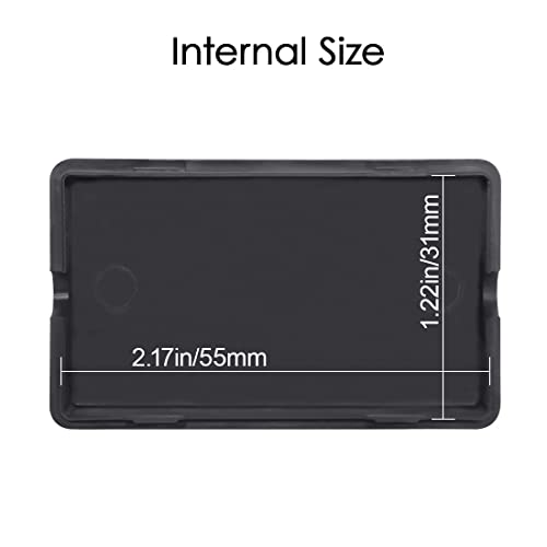 LeMotech Project Box 10 Pieces ABS Plastic Electrical Project Case Small Junction Box for Electronics Black 2.4 x 1.4 x 0.7 inch (60 x 36 x 17 mm) - size: 2.4" x 1.4" x 0.7"(10pc)