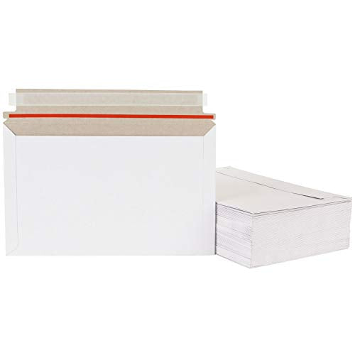 QTLCOHD 100 Pack Rigid Mailers 6 x 10 Inch - size: 6x10