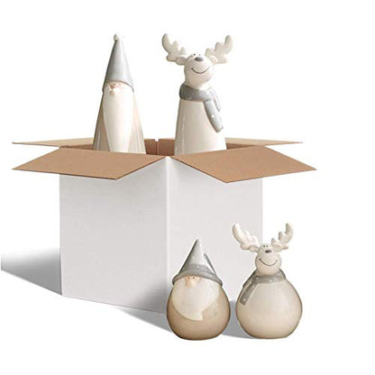 Calenzana 5x5x5 Inches Shipping Boxes Set of 25, White Corrugated Cardboard Box for Mailing Packing Small Business - size: 5x5x5, style: 25 Pack