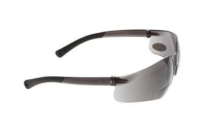 MCR Safety BKH25G Bearkat Glasses, Gray Lens - color: Gray Lens, size: 2.5 Diopter