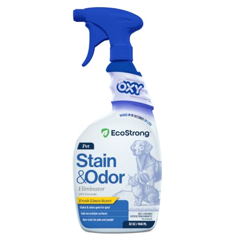 Oxy Pet Carpet Cleaner Spray | Pet Stain Remover for Pet Urine, Cat Pee, Dog Poop | Deep Spot Treating Action on Carpeting, Upholstery, Laundry, Pet Beds & More (32 Fl Oz) - size: 32 Fl Oz (Pack of 1)