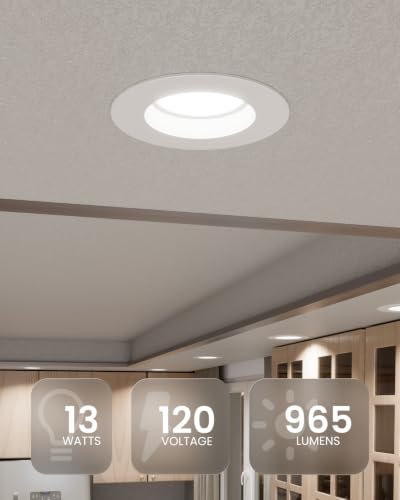 Sunco 12 Pack 6 Inch Retrofit LED Recessed Lighting Can Downlight, 13W=75W - color: 4000K Cool White