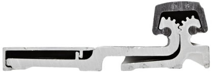Pemko - CFS83 Aluminum Full Surface Continuous Geared Hinge, Clear Anodized, 2-7/8"W x 83"L x 15/16"H
