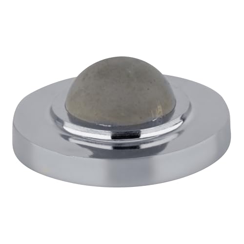 CRL DL2511A Satin Chrome Wall Mounted Convex Type Door Stop