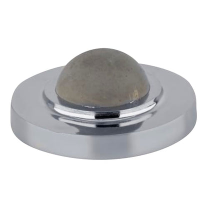 CRL DL2511A Satin Chrome Wall Mounted Convex Type Door Stop