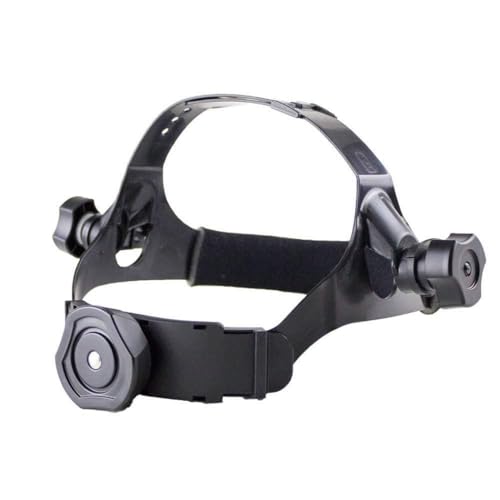 Sellstrom DP4 Face Shield - Lightweight Mask with High Impact Crown & Ratchet Headgear for Work, Grinding, Plasma/Flame Cutting - ANSI Z87.1 - Clear Anti Fog Polycarbonate Window - UV/IR Flip Up Visor - style: Shade 6 Infrared Visor