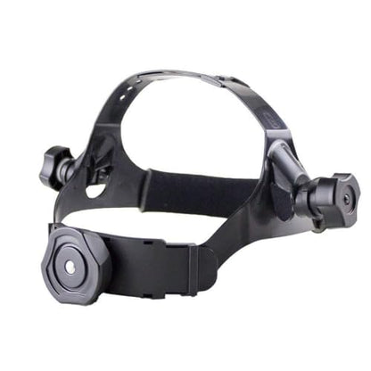 Sellstrom DP4 Face Shield - Lightweight Mask with High Impact Crown & Ratchet Headgear for Work, Grinding, Plasma/Flame Cutting - ANSI Z87.1 - Clear Anti Fog Polycarbonate Window - UV/IR Flip Up Visor - style: Shade 6 Infrared Visor