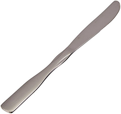 Winco 12-Piece Houston Dinner Knife Set, 18-0 Stainless Steel,Silver - style: Dinner Knife