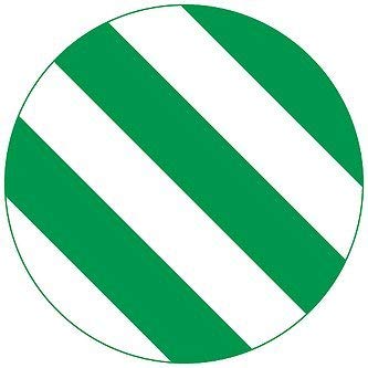 5S Location Marking Circle- (Various Sizes Available) Durable Circular Shaped Floor Marker by Graphical Warehouse- Vibrant Colors, Rounded Corners (25 Pack) (3.5", Green/White) - color: Green/White, size: 3.5"