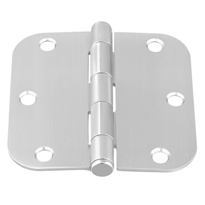 KEILEOHO 12 Pack 3.5 Inch Stainless Steel Door Hinges, Heavy Duty Brushed Nickel Door Hinges, Non-Removable Pin, for Home and Commercial Use