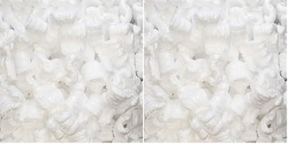 Magicwater Supply - .25 Cu Ft - White Packing Peanuts - Anti-Static S Shaped Cushion for Shipping, Void Filling & Storage - Protect Your Goods (Pack of 2) - size: 1/4 Cu Ft (Pack of 2)
