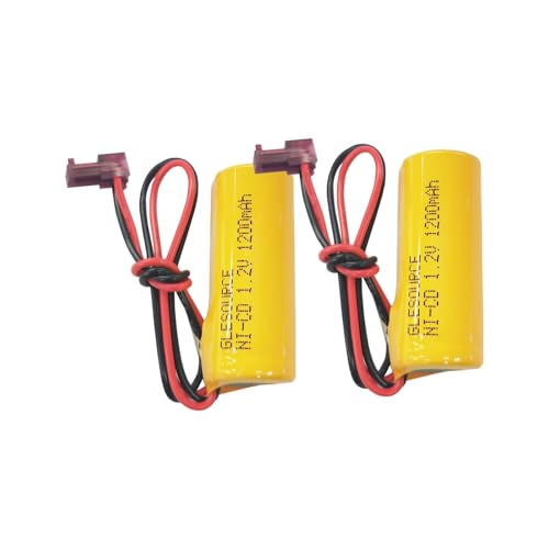 1.2V 1200mAh Emergency Exit Light Battery Compatible with Lithonia ELB1P201NB ELB1P2901N Lithonia ELB0320 Grainger 4WT20 OSA212 NIC1169 EBE-33 (10 Pack) - color: 10PCS 1.2V 1200mAh