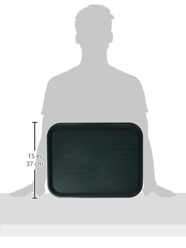 Winco 14" x 18" Green Fast Food Plastic Tray - color: Green, size: 14" x 18"