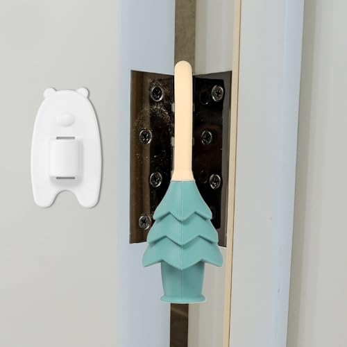uxcell 4Pcs Silicone Door Pinch Guard,Hanging Finger Pinch Guard, Dark Blue - color: Dark Blue