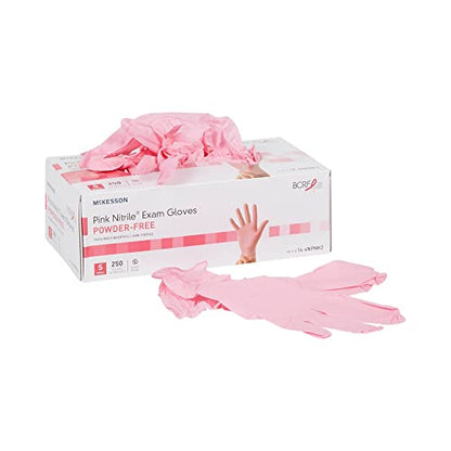 McKesson Nitrile Disposable Nitrile Exam Glove Standard Cuff Length - size: Small 250 count