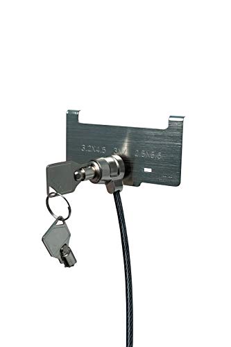 CTA Digital Tablet Security Kiosk Kit with Display Stand and Locking Cable - TAA Compliance - style: Rectangle base