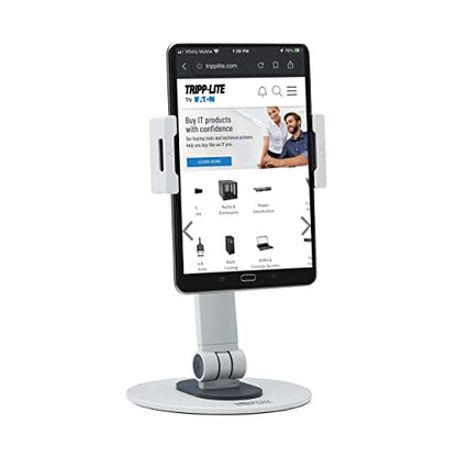 TRIPP LITE Full-Motion Desktop Mount Smartphones and Tablets - Mounts Apple iPhone, iPad, Android, Samsung & More - Supports 4.7” to 12.9” Device Mount, 5-Year Warranty (DMTB413) - style: Full-Motion Arm