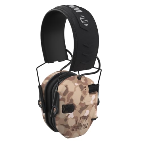 Walker's Razor Slim Electronic Muff - color: Frog Camo Khaki, size: One Size