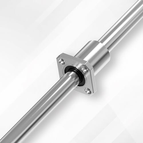 4 Pcs LMK6UU Square Flange Linear Ball Bearings, 6x12x19mm - size: LMK6UU