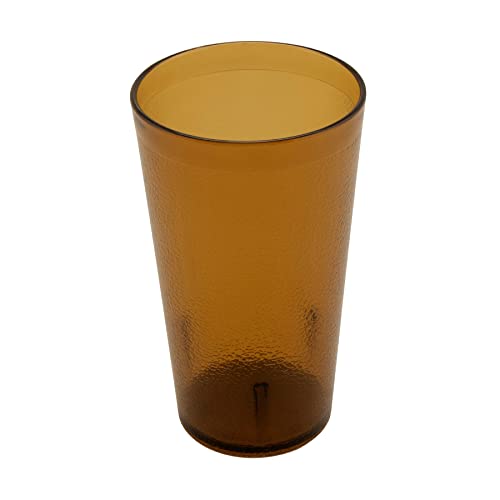 G.E.T. 6612-1-A Heavy-Duty Plastic Restaurant Tumblers, 12 Ounce, Amber (Set of 12) - color: Amber, size: 12 Ounces, style: 12 ounces