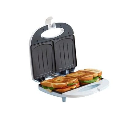IMUSA 2 Slot Electric Sandwich Maker for Breakfast Nonstick, White - size: 2 Slot, style: Sandwich