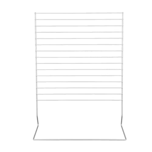 SSWBasics 12-Peg White Wire Countertop Rack - 12 in W x 15 in H - size: 12 Peg