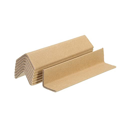 PATIKIL Adjustable Cardboard Corner Protector Package Frame Protectors l Shaped 80x30mm Thick 3mm for Art, Packing, Shipping, Pack of 50 - size: 80x30mm