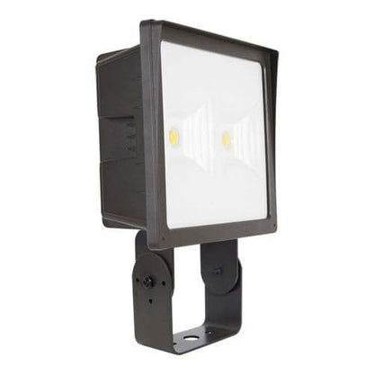 ELCO Lighting EFL70L50WF Wide Large Floodlight, 11" Height, 13" Length, 5.5" Width, 120V, 70W, Bronze