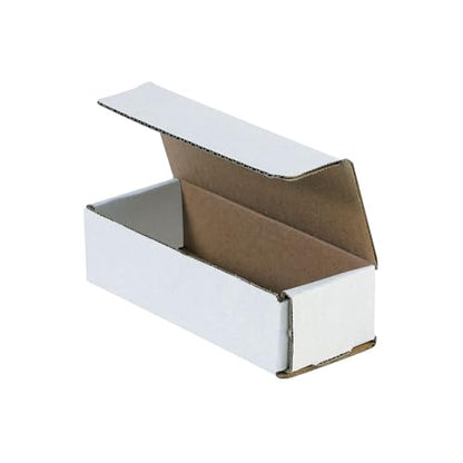 BOX USA Mailer Boxes Medium 14"L x 3"W x 3"H 50-Pack - Corrugated Cardboard Box for Shipping, Moving, Mailing, Packing, Packaging and Storage - size: 14x3x3" 50-Pack White