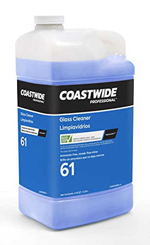 Coastwide Professional Glass Cleaner 61 Concentrate, 3.25L, 2/Ctn