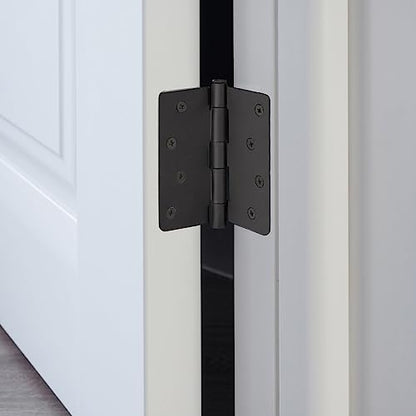 Design House Interior Door Hinge, 4", Matte Black - color: Matte Black